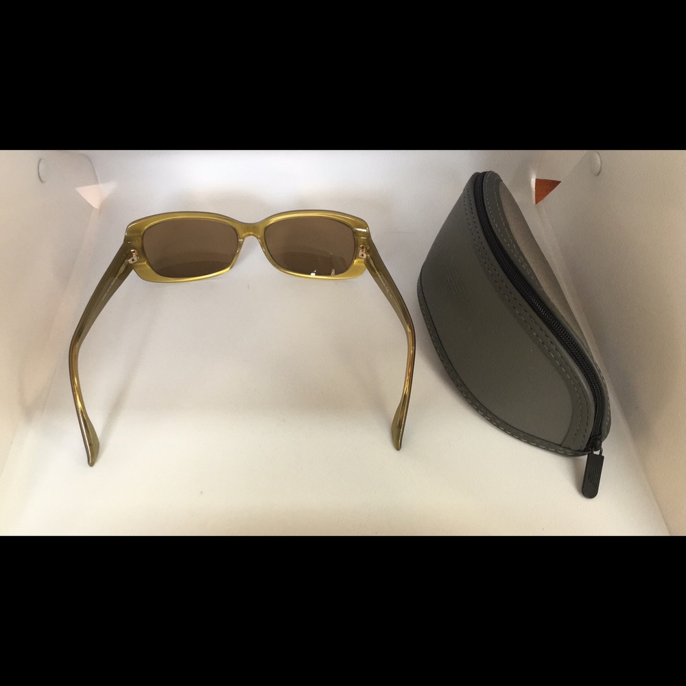 Vintage Designer EMPORIO ARMANI Tortoise Eyeglasses Sunglasses Frames & Case - Picture 8 of 16